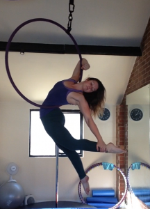 aerial hoop move