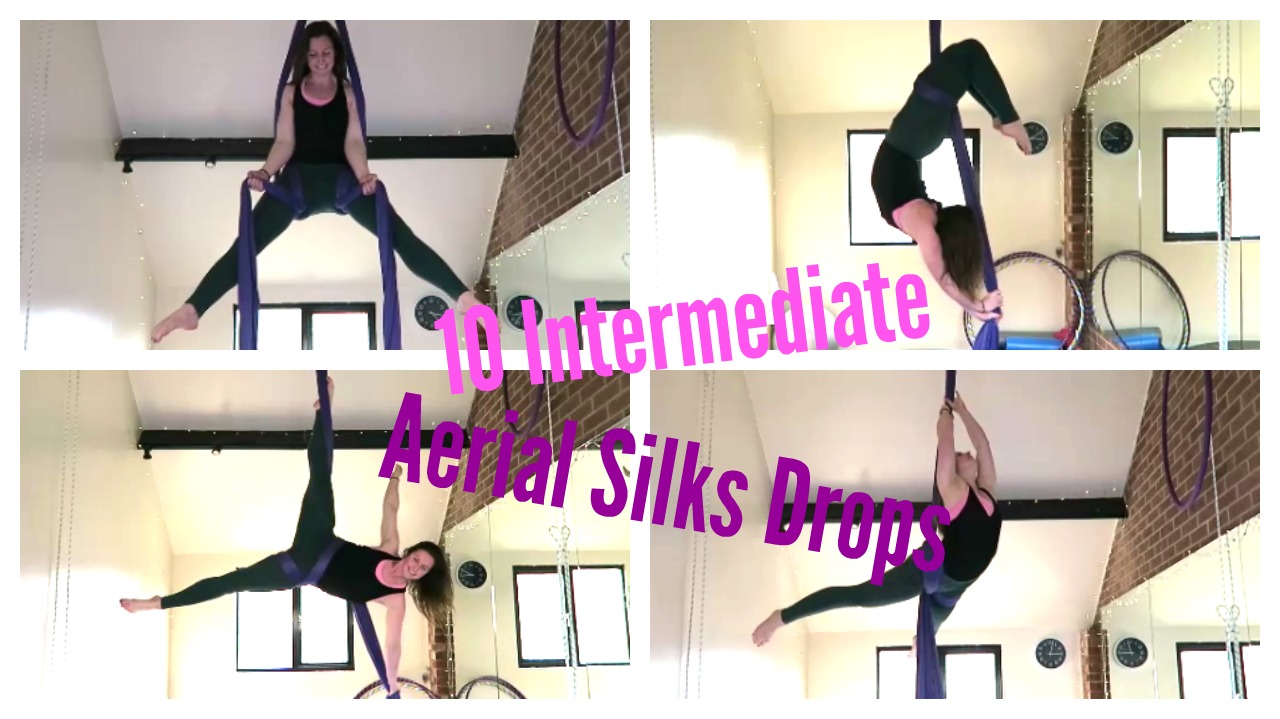 10 Aerial Silks Intermediate Drops