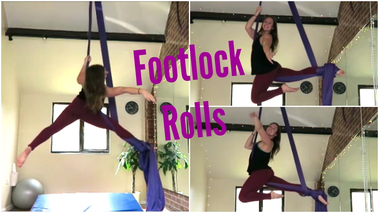 Aerial Silks Footlock Rolls