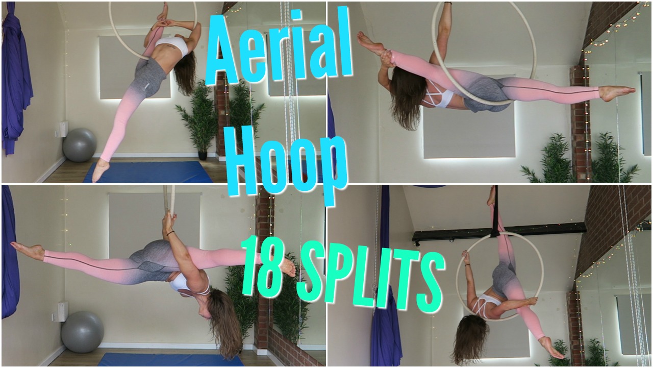 18 Aerial Hoop Split Moves